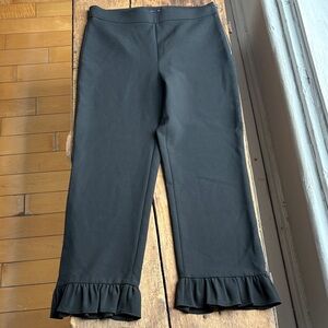 Zara Black Ruffle Pant